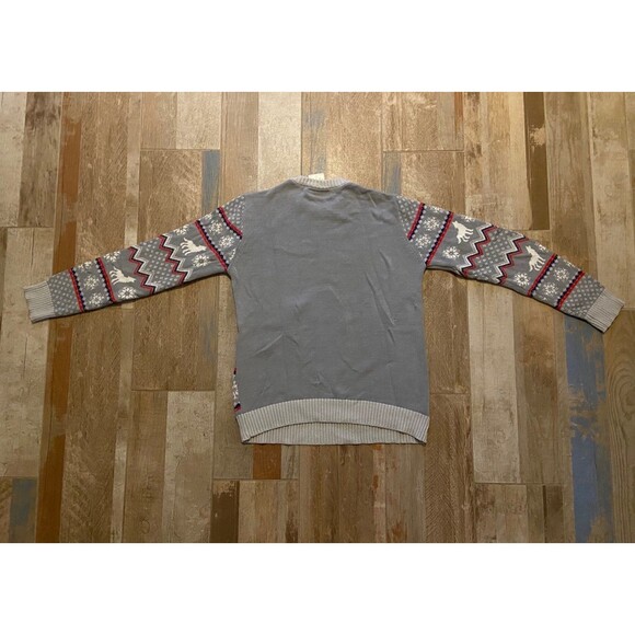 Game of Thrones Winter is Here White Wolf Ugly Christmas Sweater Women’s XL - Picture 5 of 7